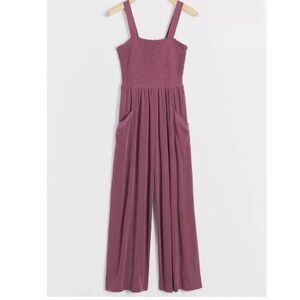 Anthropologie Purple Jumpsuit